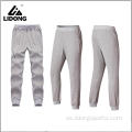 Pantalones de atletismo personalizados al por mayor pantalones en blanco jogger